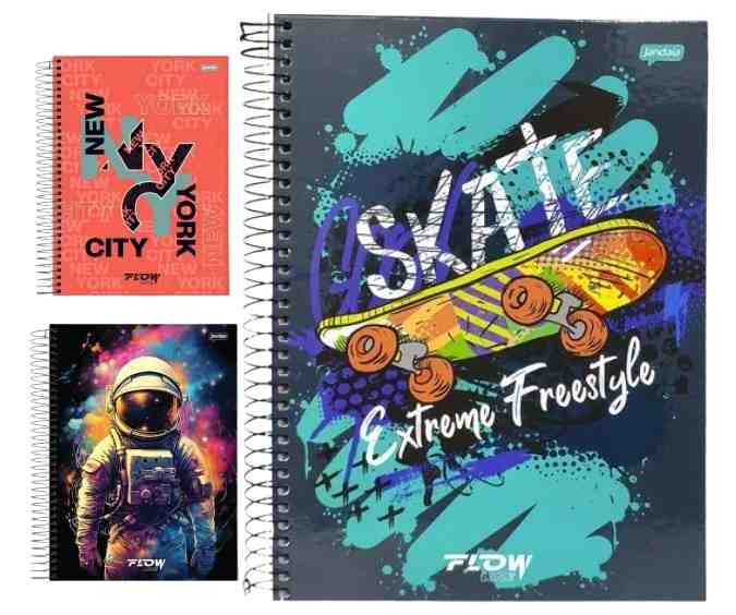 CADERNO C.D. 1X1 FLOW LINE